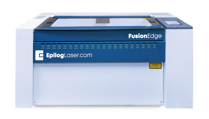 Máquina láser para grabar, cortar y marcar Fusion Pro Edge para empresas enfocadas en la producción.